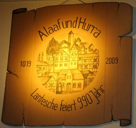 Das Motto der diesjährigen Kappensitzung in Lantershofen. Foto: JSG Lantershofen
