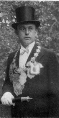 Schützenkönig Alois Krupp. Foto: Festschrift 1935