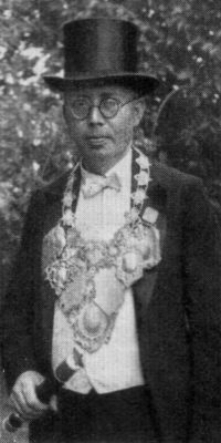 Schützenkönig Adolf Langen. Foto: Festschrift 1934