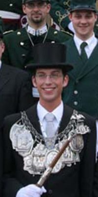 Schützenkönig Roman Kappen. Foto: Thomas Schaaf