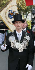 Schützenkönig Thomas Hergarten. Foto: Thomas Schaaf