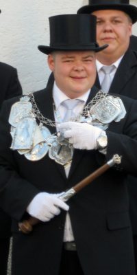 Schützenkönig Manuel Efferz. Foto: Yvonne Großgarten