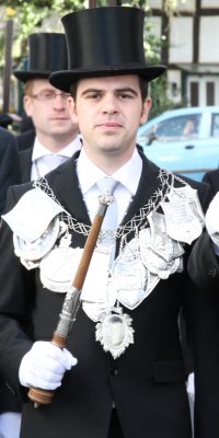 Schützenkönig Dominik Knieps. Foto: Thomas Schaaf