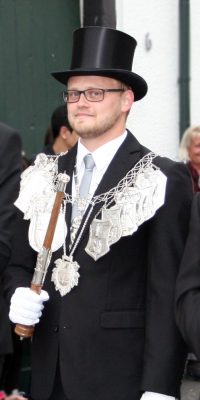 Schützenkönig Robin Grießel. Foto: Anna-Maria Schütz