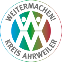 Emblem Weitermachen! Kreis Ahrweiler Emblem Weitermachen! Kreis Ahrweiler