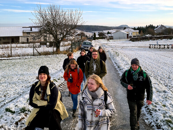 Winterwanderung2022 01 Nach 2 Jahren Pause konnte die Winterwanderung wieder durchgeführt werden. Foto: Nils Henscheid